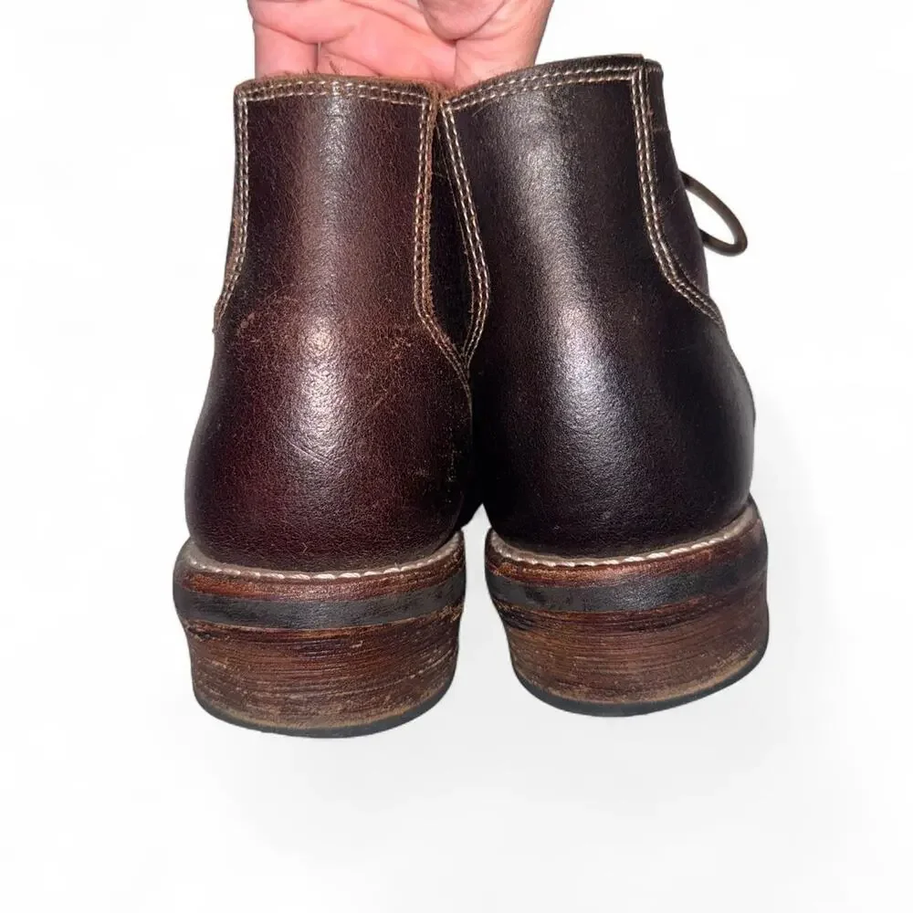 Thursday Vanguard Dark Brown Horween Leather Boots USA Made Size 9